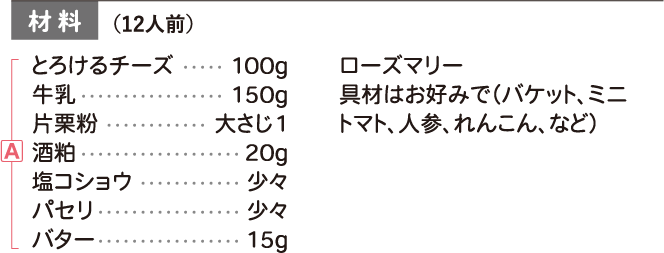 材料 3人前
