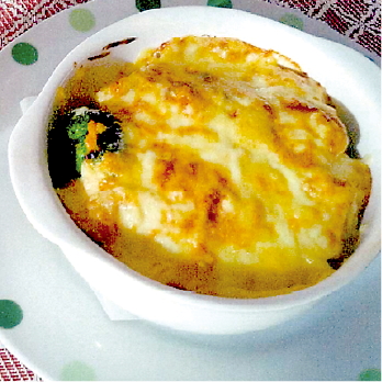 野菜ゴロっと酒粕豆乳和風ドリア