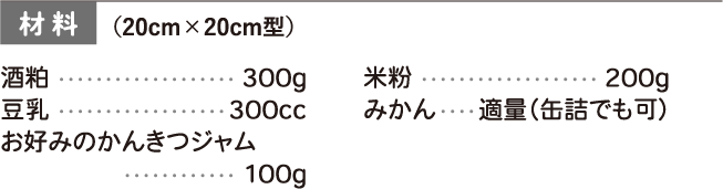 材料 3人前