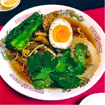 お酒たっぷり酒粕みそ入りラーメン