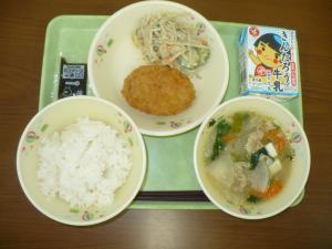 給食配膳