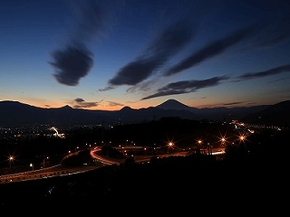 大井町の夕暮の画像