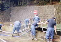 防火水槽の点検清掃の画像