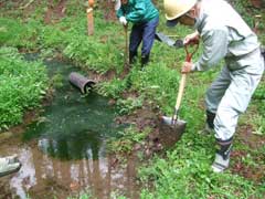 作業開始直後の様子の画像