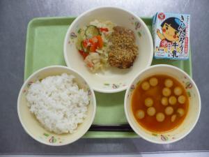 「給食配膳」
